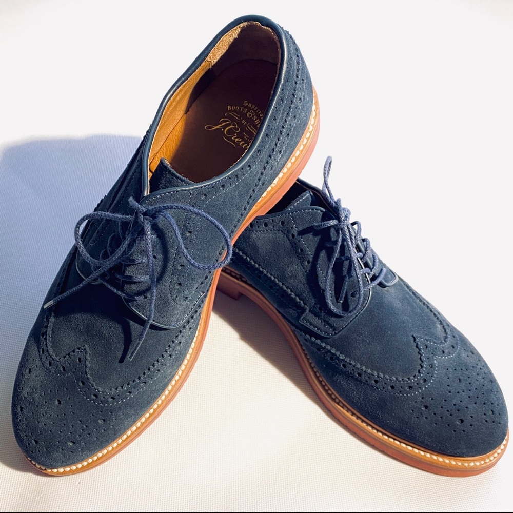 J. Crew Oxford Wingtip Suede Men’s Size 11 Shoes